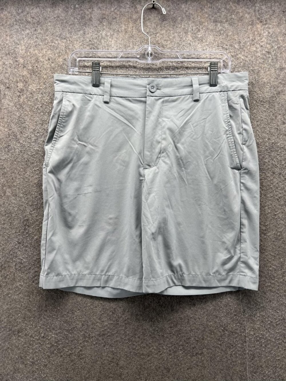 Vineyard Vines Shorts Mens 32 Gray Performance Chino Breaker 8 Inseam Casual